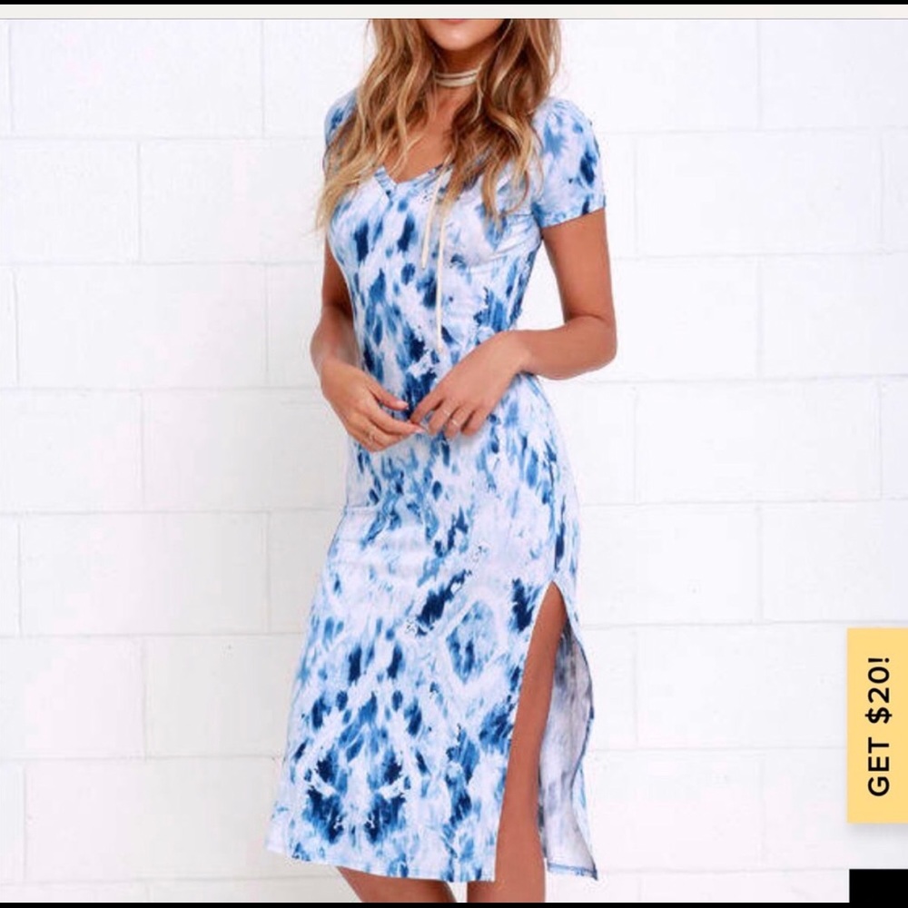 Lulus tie dye dress